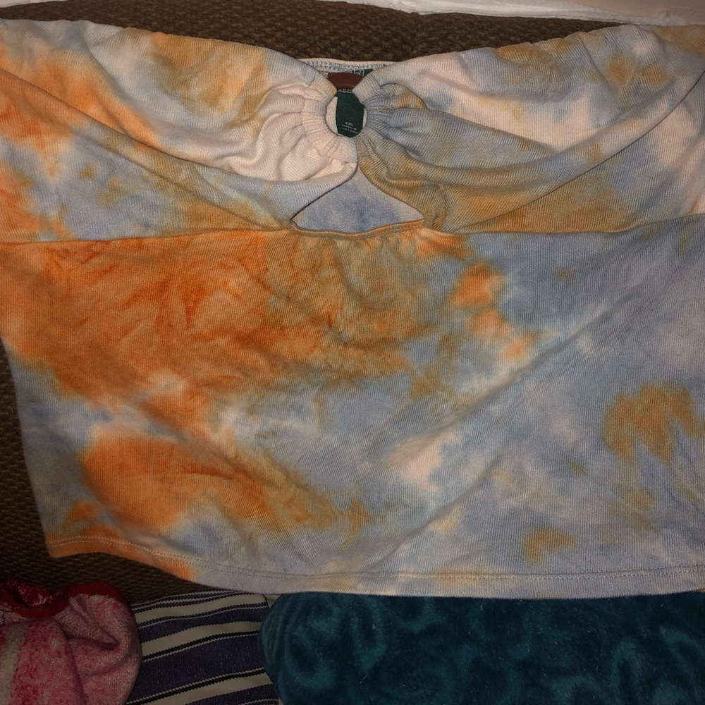 Tie dye tube top